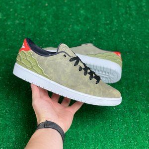 Air Jordan 1 Centre Court Low Top Mens Casual Shoe Green DJ2756-300 NEW Multi Sz